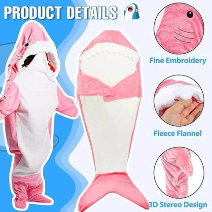 Boys Cartoon Sleeping Bag Shark Pajama Costume - Costume - Kid's Zone - Mad Fly Essentials