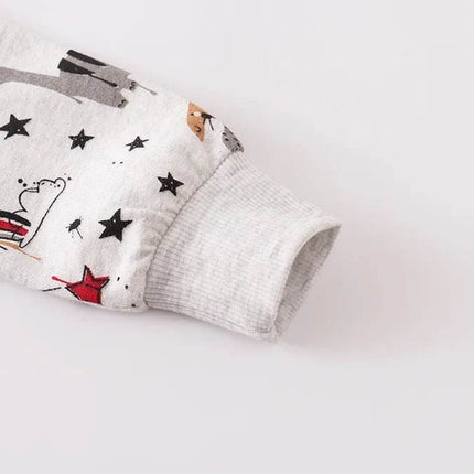 Boys Dinosaur Fashion 2 - 7T European Sweater - Sweater - jumping meters - Mad Fly Essentials