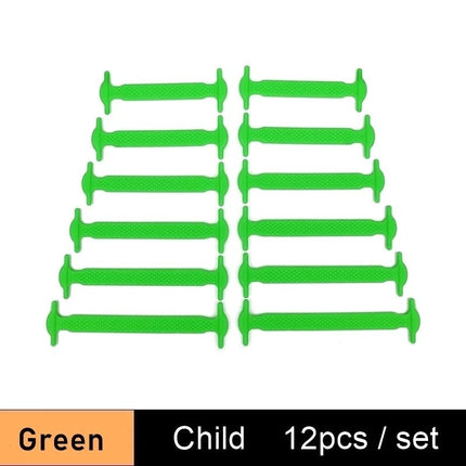 Boys Footwear Silicone Elastic No Tie Shoelaces - Boys Footwear - Basic Gold Yao - Mad Fly Essentials
