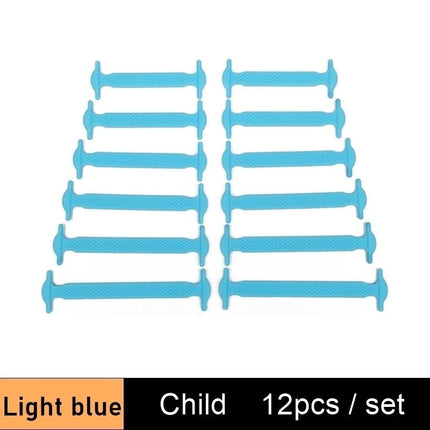 Boys Footwear Silicone Elastic No Tie Shoelaces - Boys Footwear - Basic Gold Yao - Mad Fly Essentials