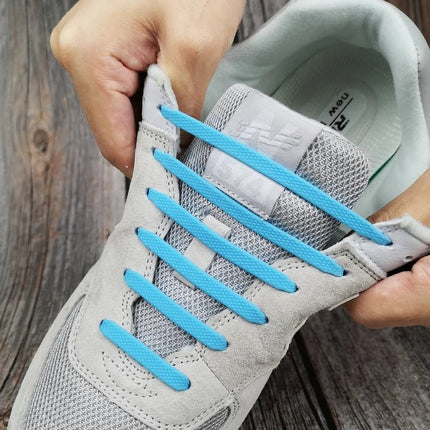 Boys Footwear Silicone Elastic No Tie Shoelaces - Boys Footwear - Basic Gold Yao - Mad Fly Essentials