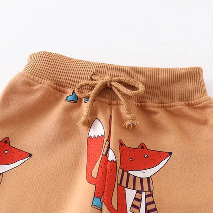 Boys Fox Whale Animal Sweatpants - Sweatpants - jumping meters - Mad Fly Essentials