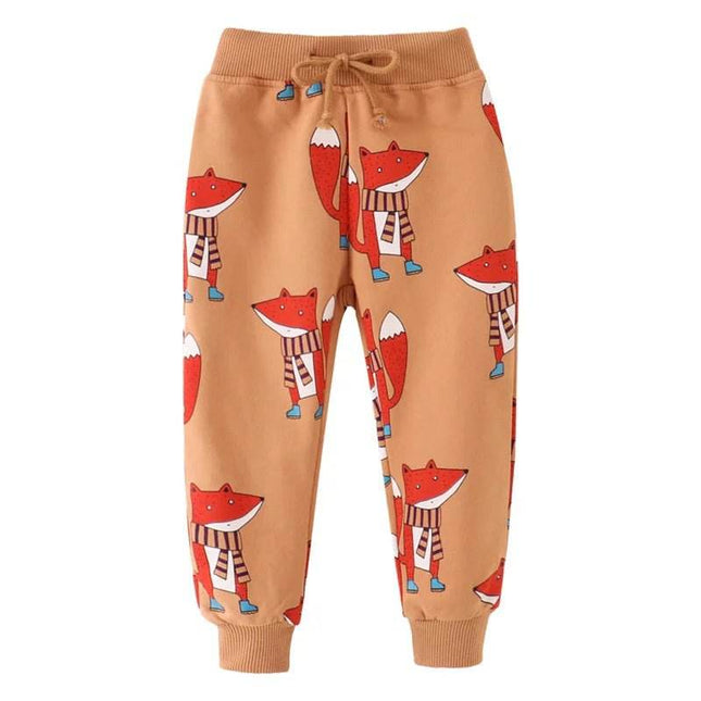 Baby Boy Fox Whale Animal Sweatpants - Mad Fly Essentials