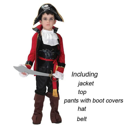 Boys Halloween Little Pirate Party Costume - Costume - umorden - Mad Fly Essentials
