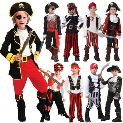 Boys Halloween Little Pirate Party Costume - Costume - umorden - Mad Fly Essentials