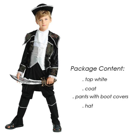 Boys Halloween Little Pirate Party Costume - Costume - umorden - Mad Fly Essentials