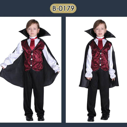 Boys Halloween Party Vampire Dracula Costume - Costume - umorden - Mad Fly Essentials
