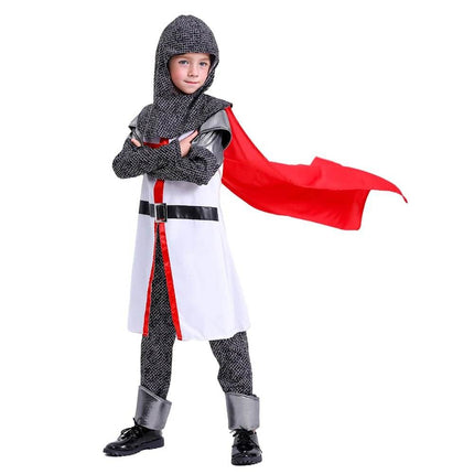 Boys Medieval Crusaders Knight Templar Set Costume - Costume - Cavalaria Costumes - Mad Fly Essentials