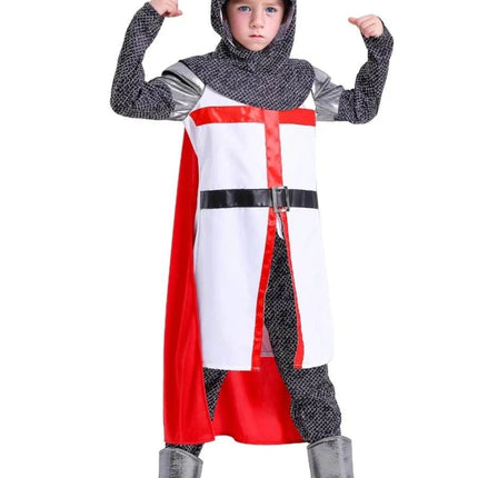 Boys Medieval Crusaders Knight Templar Set Costume - Costume - Cavalaria Costumes - Mad Fly Essentials
