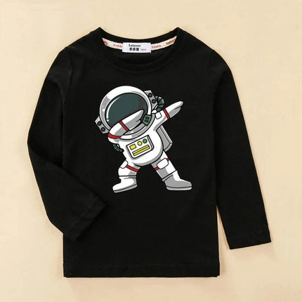 Boys Spaceman Astronaut Cotton Summer Shirt - Shirt - Aimi Lakana - Mad Fly Essentials