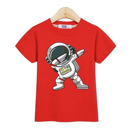 Boys Spaceman Astronaut Cotton Summer Shirt - Shirt - Aimi Lakana - Mad Fly Essentials