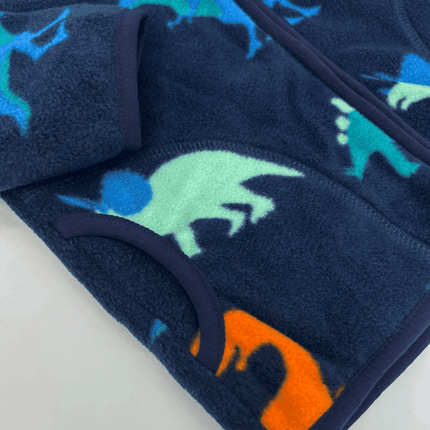 Boys Toddler Padded Dinosaur Cartoon Jacket - Jacket - Chivry - Mad Fly Essentials