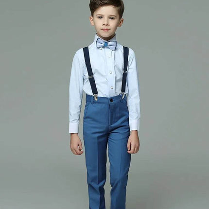 Boys Wedding Vest Shirt Pants 4PCS Bowtie Gentleman Outfit - Gentleman Outfit - Top and top - Mad Fly Essentials