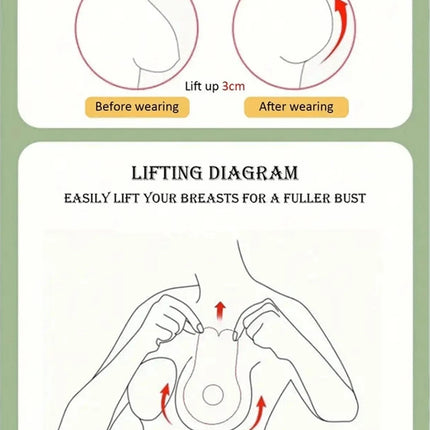 Bra Aikiki Breast Pads Nipple Chest Stickers - Bra - Aikiki - Mad Fly Essentials