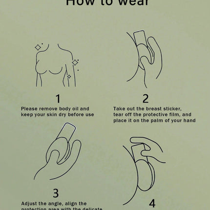 Bra Aikiki Breast Pads Nipple Chest Stickers - Bra - Aikiki - Mad Fly Essentials