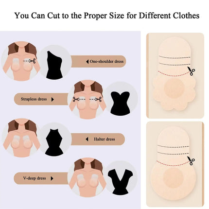 Bra Aikiki Breast Pads Nipple Chest Stickers - Bra - Aikiki - Mad Fly Essentials