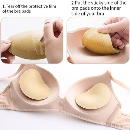 Bra Invisible Bra Pads adhesive Sponge Underwear - Bra - Aikiki - Mad Fly Essentials