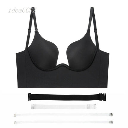 Bra Women Backless Low Cut Bralette - Bra - LSTRY - Mad Fly Essentials
