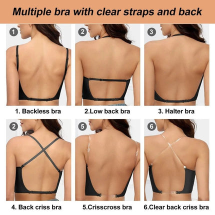 Bra Women Backless Low Cut Bralette - Bra - LSTRY - Mad Fly Essentials