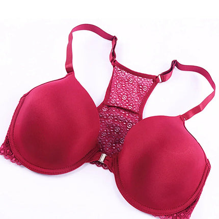 Bra Women Front Buckle Underwire Plus Bralette - Bra - Fallsweet - Mad Fly Essentials