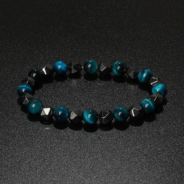 Bracelet Natural Tiger Eye Hematite Bracelets - Bracelet - HOBBORN - Mad Fly Essentials