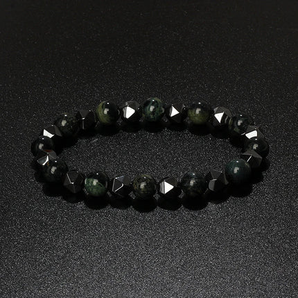 Bracelet Natural Tiger Eye Hematite Bracelets - Bracelet - HOBBORN - Mad Fly Essentials