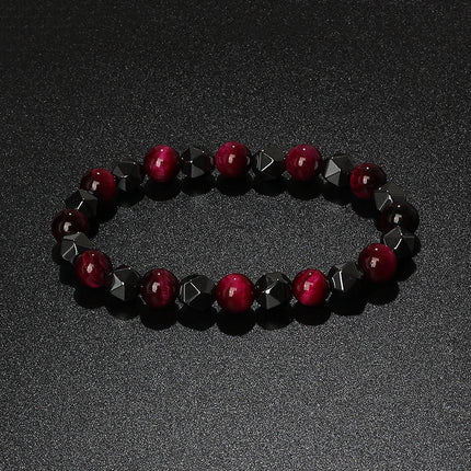 Bracelet Natural Tiger Eye Hematite Bracelets - Bracelet - HOBBORN - Mad Fly Essentials