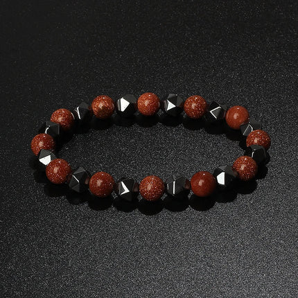Bracelet Natural Tiger Eye Hematite Bracelets - Bracelet - HOBBORN - Mad Fly Essentials