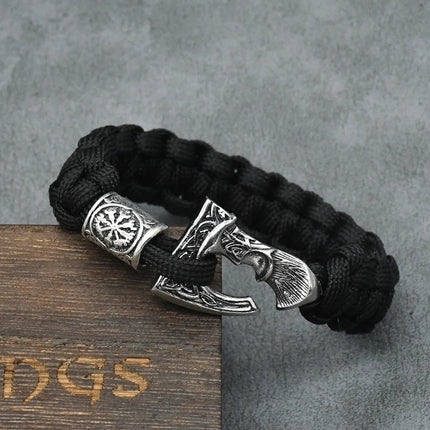 Bracelet Viking Men Norse Rune Design Animal Accessories - Bracelet - Dawapara - Mad Fly Essentials
