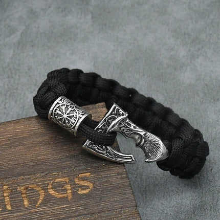 Bracelet Viking Men Norse Rune Design Animal Accessories - Bracelet - Dawapara - Mad Fly Essentials