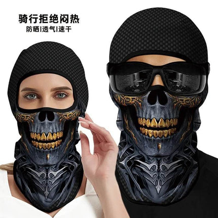 Breathable 3D Skull Mask Headgear Balaclava - Balaclava - LISM - Mad Fly Essentials
