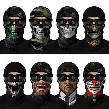 Breathable 3D Skull Mask Headgear Balaclava - Mad Fly Essentials