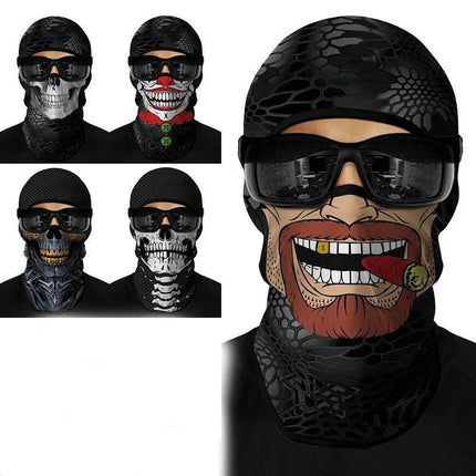 Breathable 3D Skull Mask Headgear Balaclava - Balaclava - LISM - Mad Fly Essentials