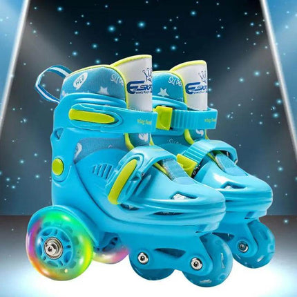 Breathable Adjustable Inline Roller Skates Kids LED Shoes - Kids LED Shoes - KLEINE KINDER - Mad Fly Essentials