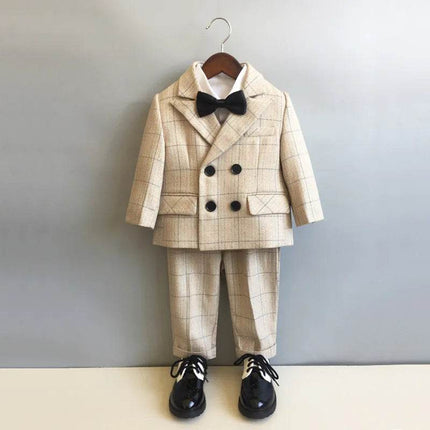 Formal Plaid Boy Gentleman Outfit – Mad Fly Essentials