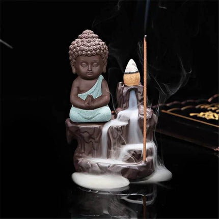Buddha Head Wax Melt Incense Burner Home Decor - Home Decor - Warm like home - Mad Fly Essentials