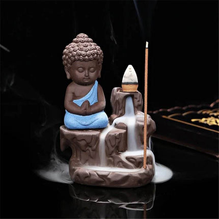 Buddha Head Wax Melt Incense Burner Home Decor - Home Decor - Warm like home - Mad Fly Essentials