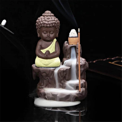 Buddha Head Wax Melt Incense Burner Home Decor - Home Decor - Warm like home - Mad Fly Essentials