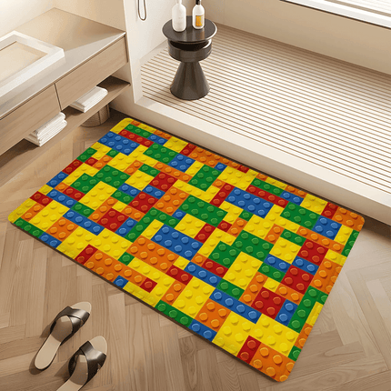 Building Toys Anti - slip Welcome 3D Doormat - 3D Doormat - Retro Rugs - Mad Fly Essentials