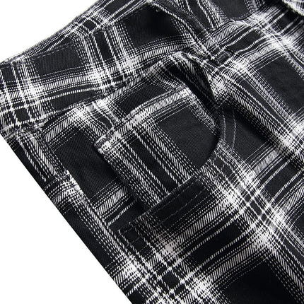 Business Casual Pants Men British Plaid Pants - Business Casual Pants - VXO - Mad Fly Essentials