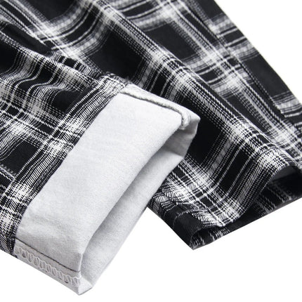 Business Casual Pants Men British Plaid Pants - Business Casual Pants - VXO - Mad Fly Essentials