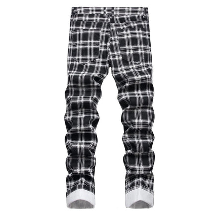 Business Casual Pants Men British Plaid Pants - Business Casual Pants - VXO - Mad Fly Essentials