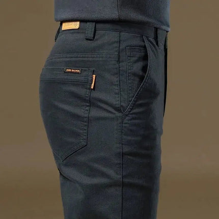 Business Casual Pants Men Plaid Slim Fit Chino Cargo Pants - Business Casual Pants - Being Vigor - Mad Fly Essentials