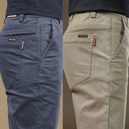 Business Casual Pants Men Plaid Slim Fit Chino Cargo Pants - Business Casual Pants - Being Vigor - Mad Fly Essentials