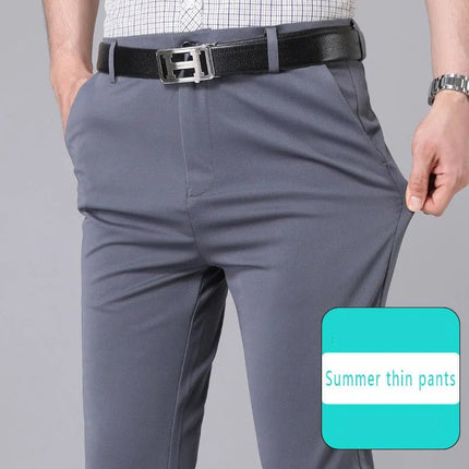 Business Casual Pants Men Stretchy Fast Dry Trousers - Business Casual Pants - Toplimit - Mad Fly Essentials
