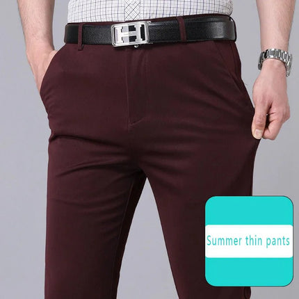 Business Casual Pants Men Stretchy Fast Dry Trousers - Business Casual Pants - Toplimit - Mad Fly Essentials