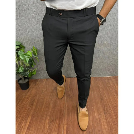 Business Casual Pants Men Summer Slim Breathable Pants - Business Casual Pants - Toplimit - Mad Fly Essentials