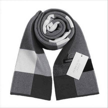 Business Casual Scarf Men Cashmere Plaid Lattice Scarves - Business Casual Scarf - Leo anvi - Mad Fly Essentials