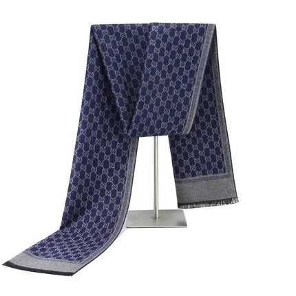 Business Casual Scarf Winter Men Windproof Plaid Scarves - Business Casual Scarf - Leo anvi - Mad Fly Essentials