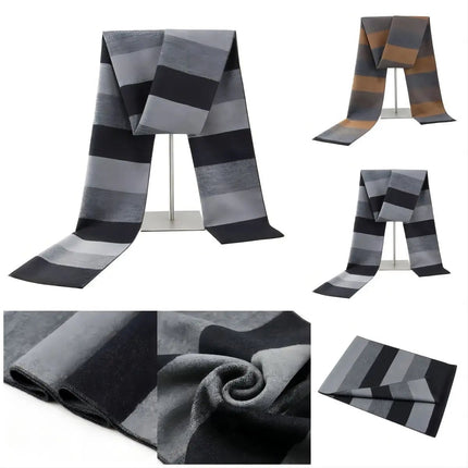 Business Casual Scarf Winter Men Windproof Plaid Scarves - Business Casual Scarf - Leo anvi - Mad Fly Essentials
